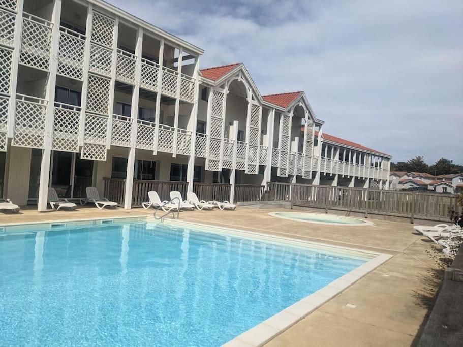 Appartement 200M De L'Ocean Avec Piscine Exterieure Mimizan-Plage Exteriör bild
